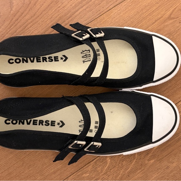 Converse Chuck Taylor All Star Dainty Mary Jane Black Size 7 - Picture 4 of 6